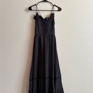 Elegant Black Lace Dress